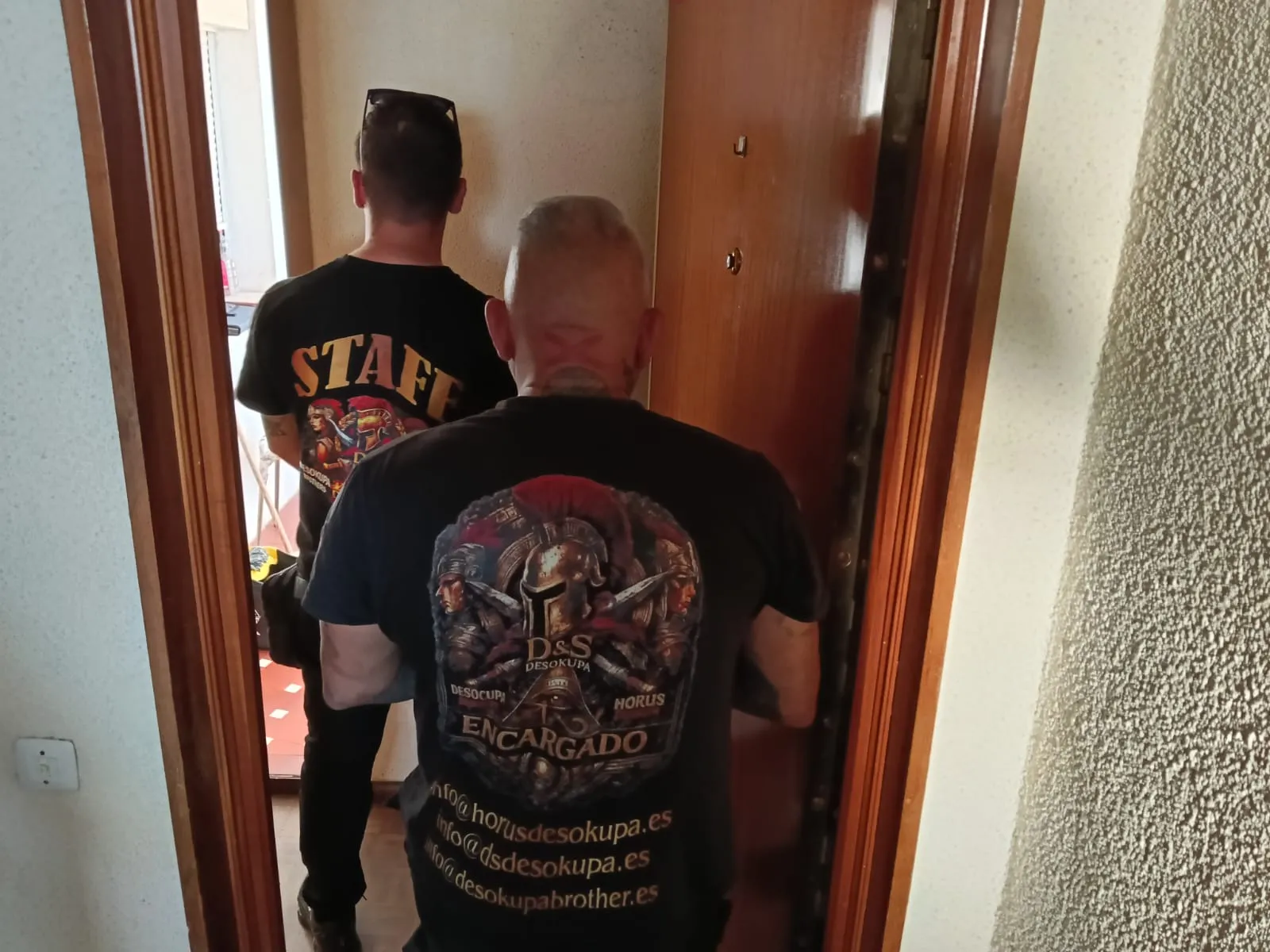 Mediador de D&S Desokupa en Madrid tras recuperar una vivienda ocupada